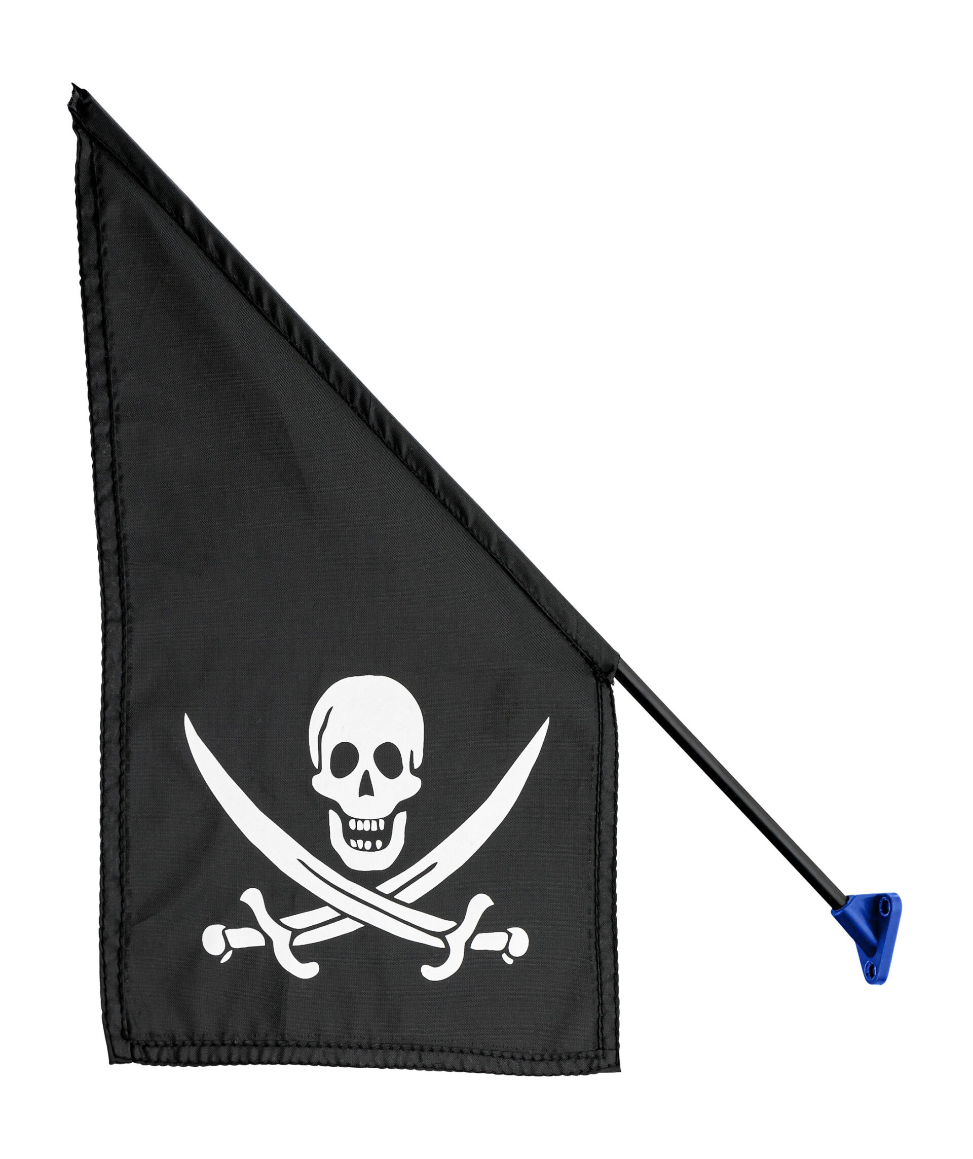 Flag with plastic pole